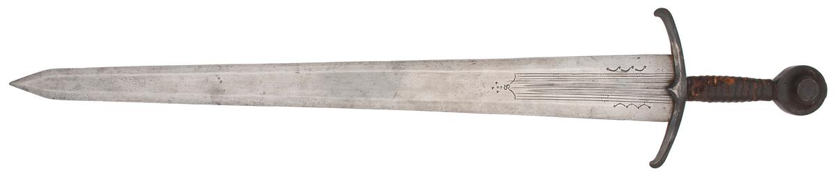 A Fine And Rare Late Medieval Italian Short Sword