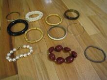 Lot of Costume Jewelry Bracelets