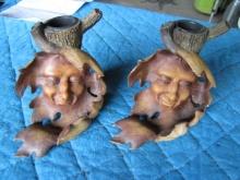 Pair of Decorative Candle holders