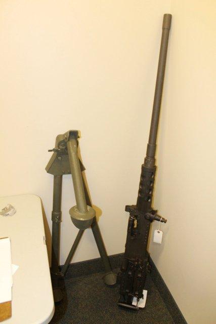 BROWNING MODEL M2 SEMI-AUTOMATIC, 50 CAL, STEEL TRIPOD, S/N# 1463143