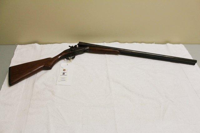 N.R. DAVIS & SONS, 12 GAUGE SIDE BY SIDE DOUBLE