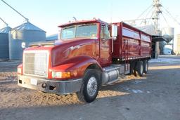 1992 IH 9400 TANDEM AXEL GRAIN TRUCK,