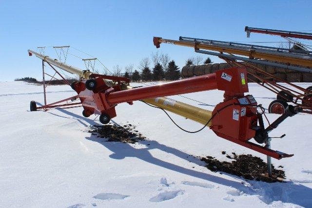 10" X 71' WESTFIELD AUGER WITH SWING HOPPER,