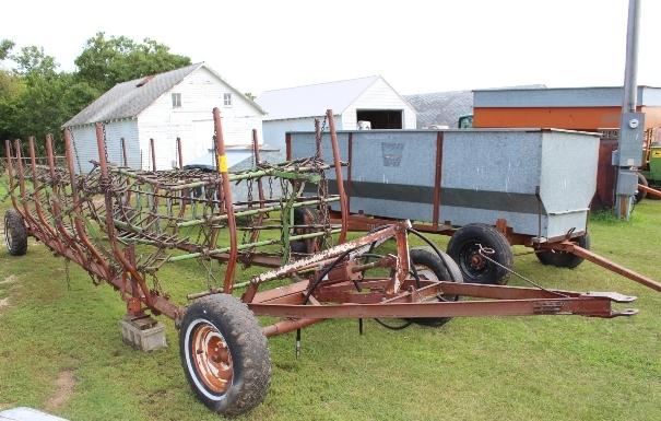 NOBLE 7 SECTION SPIKE TOOTH DRAG ON HYD CART