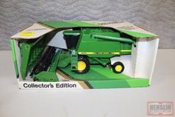 1/28 JD 9600 COMBINE WITH HEADS, COLLECTORS