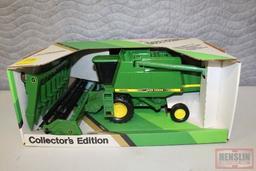 1/28 JD 9600 COMBINE WITH HEADS, COLLECTORS