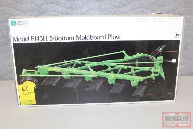 1/16 JD MODEL F 14H, 5 BOTTOM PLOW,