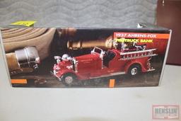 1/30 JD 1937 AHRENS-FOX FIRE TRUCK BANK