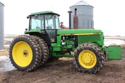 1990 JD 4755 MFWD, CAB, AIR, HEAT, DIESEL,