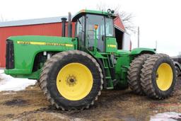 1997 JD 9400 4WD, CAB, AIR, HEAT, DIESEL, 12 SPEED,