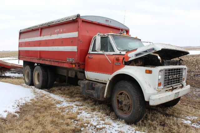 *** 1972 GMC TWIN SCREW GRAIN TRUCK,