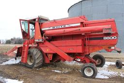 WHITE 8600 HARVEST BOSS COMBINE, DIESEL,