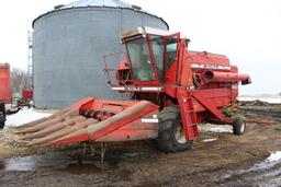 WHITE 8600 HARVEST BOSS COMBINE, DIESEL,