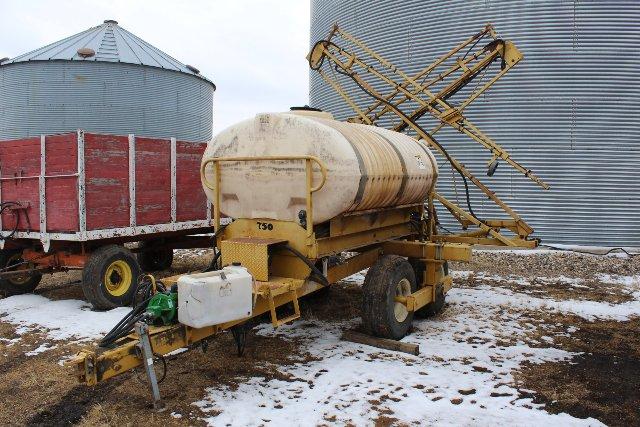 AG-CHEM 750 GALLON FIELD SPRAYER, 60' BOOM,