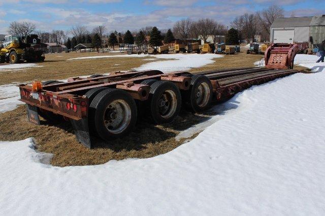 *** 1999 FONTAINE DETACH TRI-AXLE TRAILER,