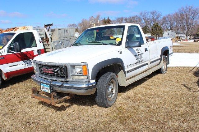 *** 1999 GMC 3/4 TON PICKUP, 2WD, REGULAR CAB,