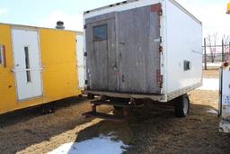 HOME-MADE APPROX. 8' X 16' JOB TRAILER,