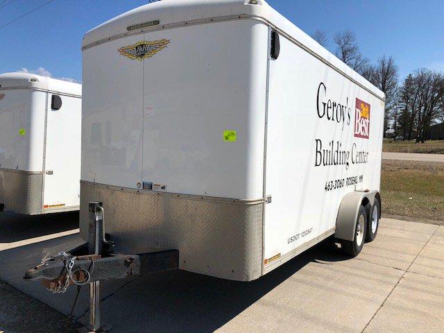 *** 2005 H&H enclosed cargo trailer, tandem axle, rear barn doors, side service door