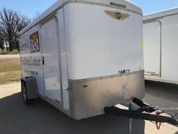 *** 2005 H&H enclosed cargo trailer, single axle, rear barn doors, side service door