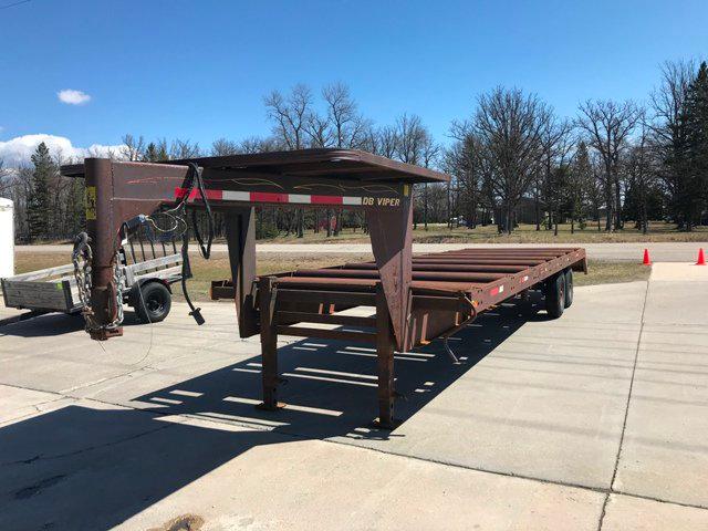 *** 1999 Elite DB Viper trailer, lumber/rafters trailer, gooseneck, tandem axle, (8) steel