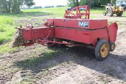 MF MODEL 12 SMALL SQUARE BALER, BELT THROWER