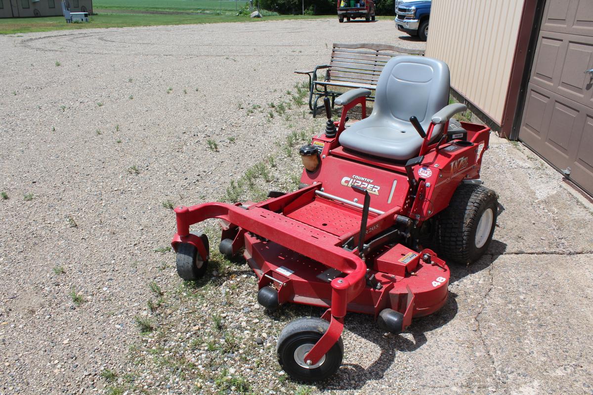 COUNTRY CLIPPER 48" ZERO TURN MOWER, 22 HP,