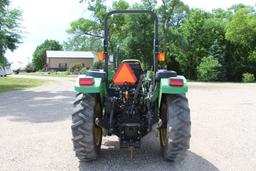 2002 JOHN DEERE 5220 MFWD TRACTOR, DIESEL,