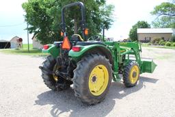 2002 JOHN DEERE 5220 MFWD TRACTOR, DIESEL,