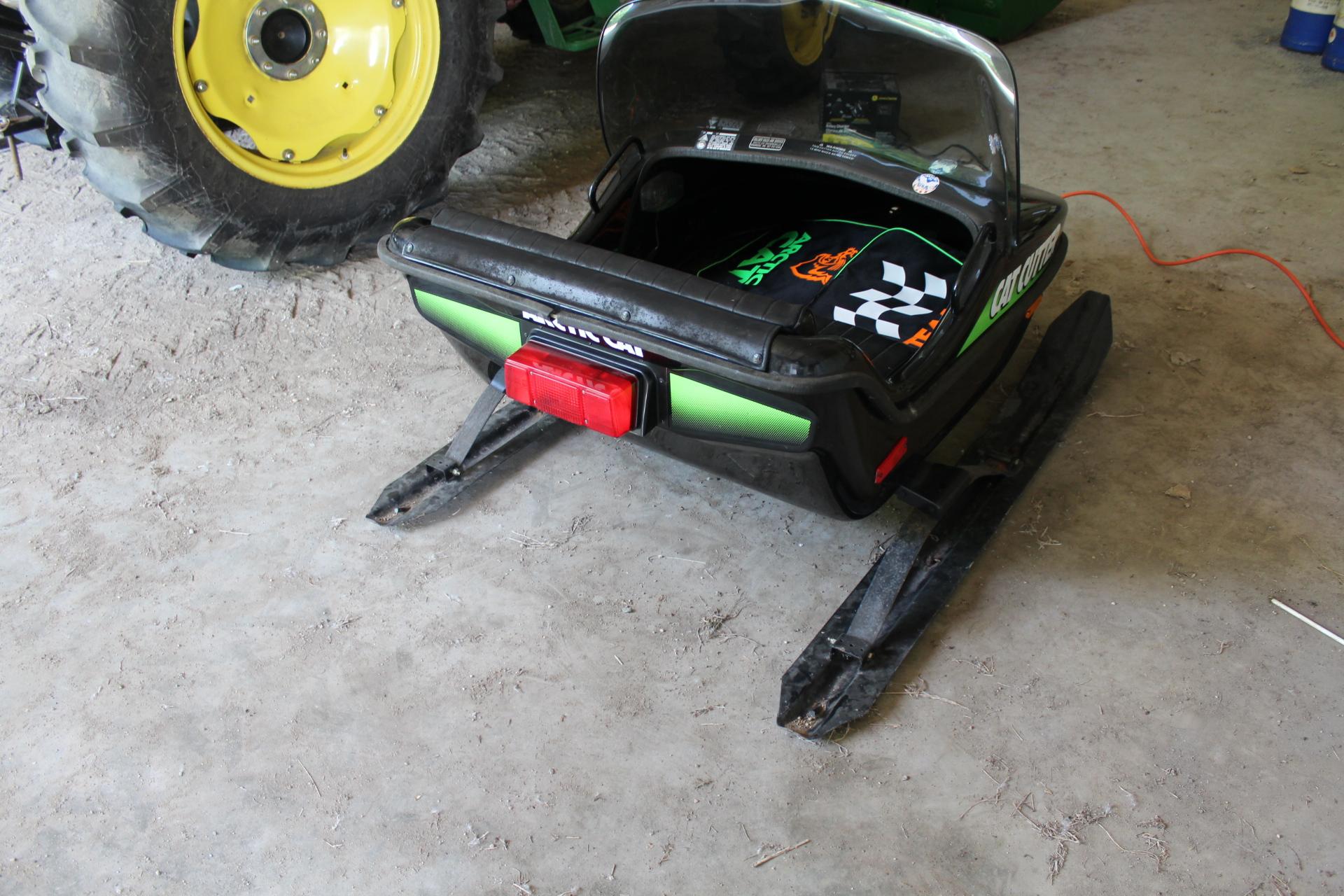 CAT CUTTER SNOWMOBILE SLED, LIKE NEW