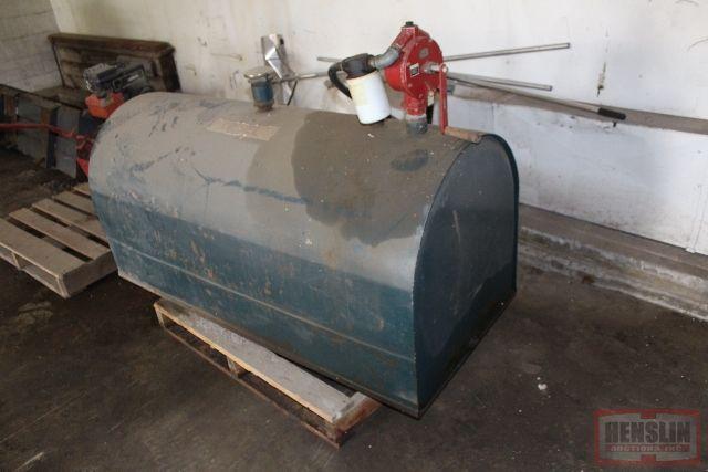 125 GALLON FUEL TANK WITH HAND PUMP