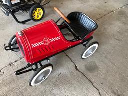 RED 4 WHEEL PEDAL CAR