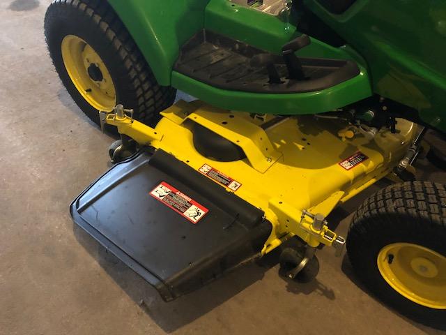 JOHN DEERE X754 4 WHEEL STEER, 60" DECK, DSL,