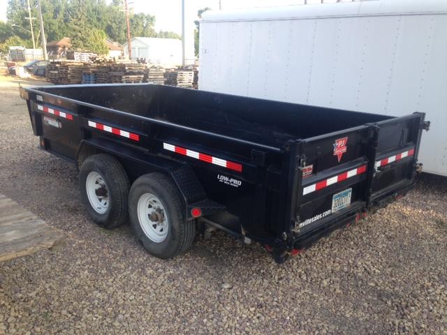 ****2013 PJ CONTRACTOR TANDEM AXLE TRAILER,