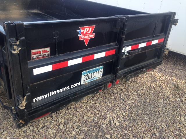 ****2013 PJ CONTRACTOR TANDEM AXLE TRAILER,