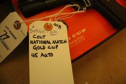 COLT GOLD CUP NATIONAL MATCH 45 AUTO, NIB