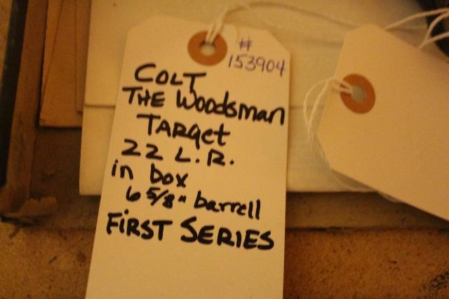 COLT "THE WOODSMEN" TARGET 22 L.R. IN BOX,