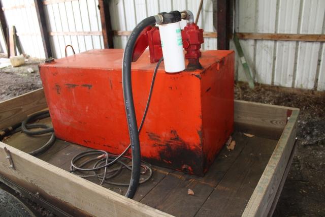 100 GALLON SQUARE PICKUP FUEL TANK,