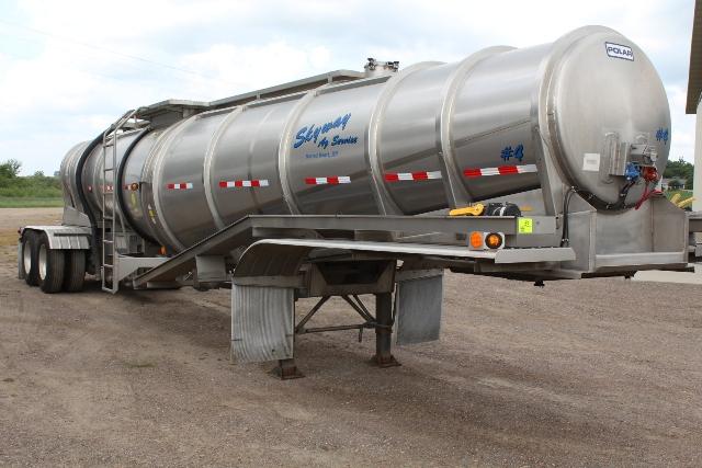 ***2014 POLAR STAINLESS STEEL 42' TANKER TRAILER,