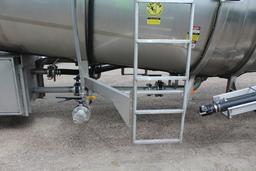 ***2008 POLAR STAINLESS STEEL 42' TANKER TRAILER,