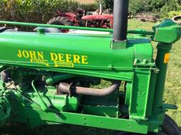 1938 JD A UNSTYLED, NF, CAST REAR HUBS,