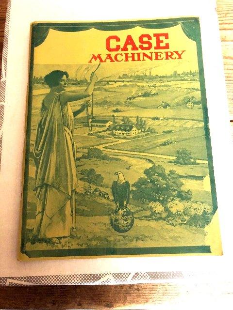 EARLY 1900'S CASE MACHINERY LITERATURE