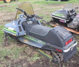 ARCTIC CAT EXT SNOWMOBILE, 6,356 MILES SHOWING