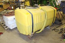 300 GALLON POLY TANK WITH SHUT OFF,