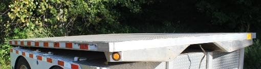 99" X 10' ALUM FLAT BED, FOR TOP DECK MUV-ALL TRAILER, POCKET