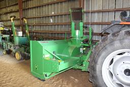 LIKE NEW 96" FRONTIER SINGLE AUGER SNOW BLOWER,