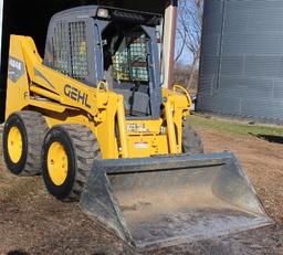 2004 GEHL 4840 E SERIES SKID LOADER, CAB,