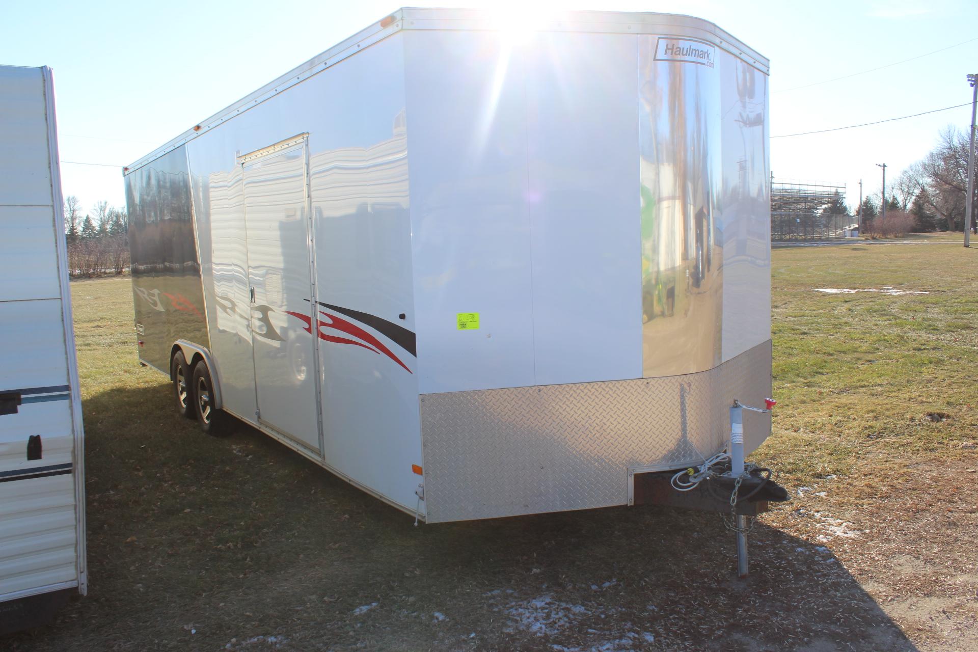 *** 2012 8.5' X 24' V FRONT HALMARK ENCLOSED