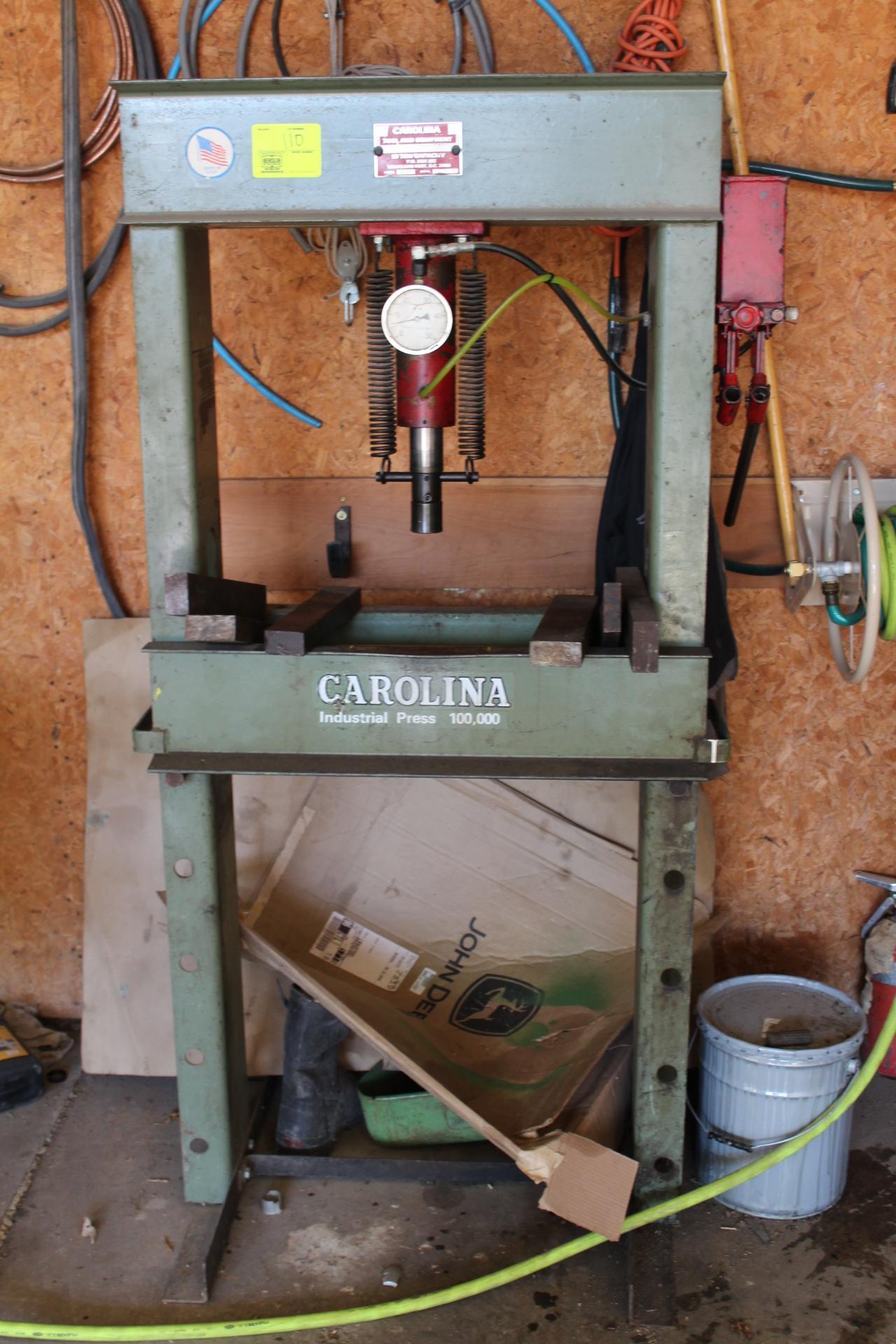 CAROLINA SHOP PRESS, 28"BED, 50 TON CAPACITY