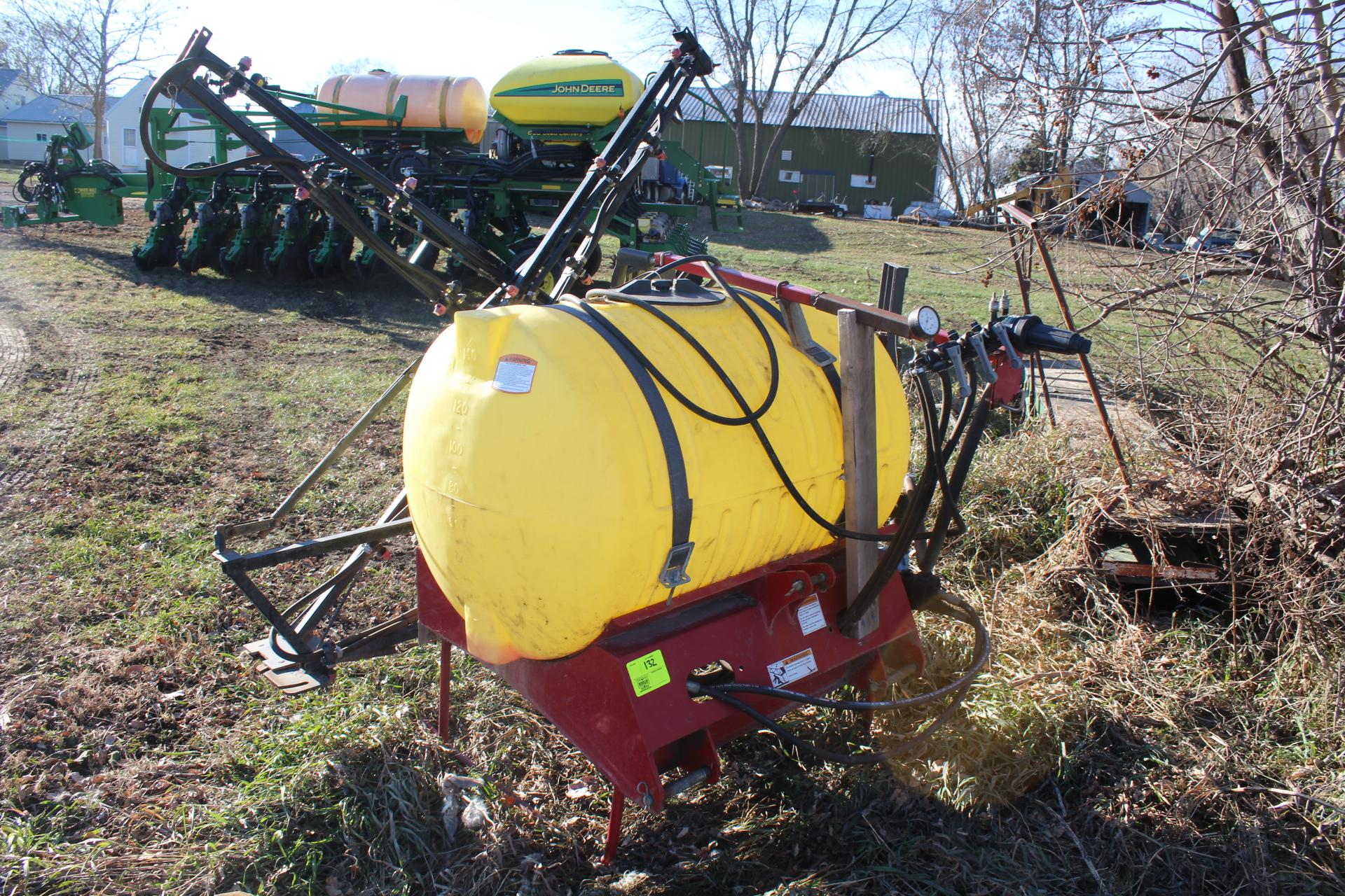 DEMCO 3PT SPRAYER, APPROX 20', BOOM, HAND WAND, 3