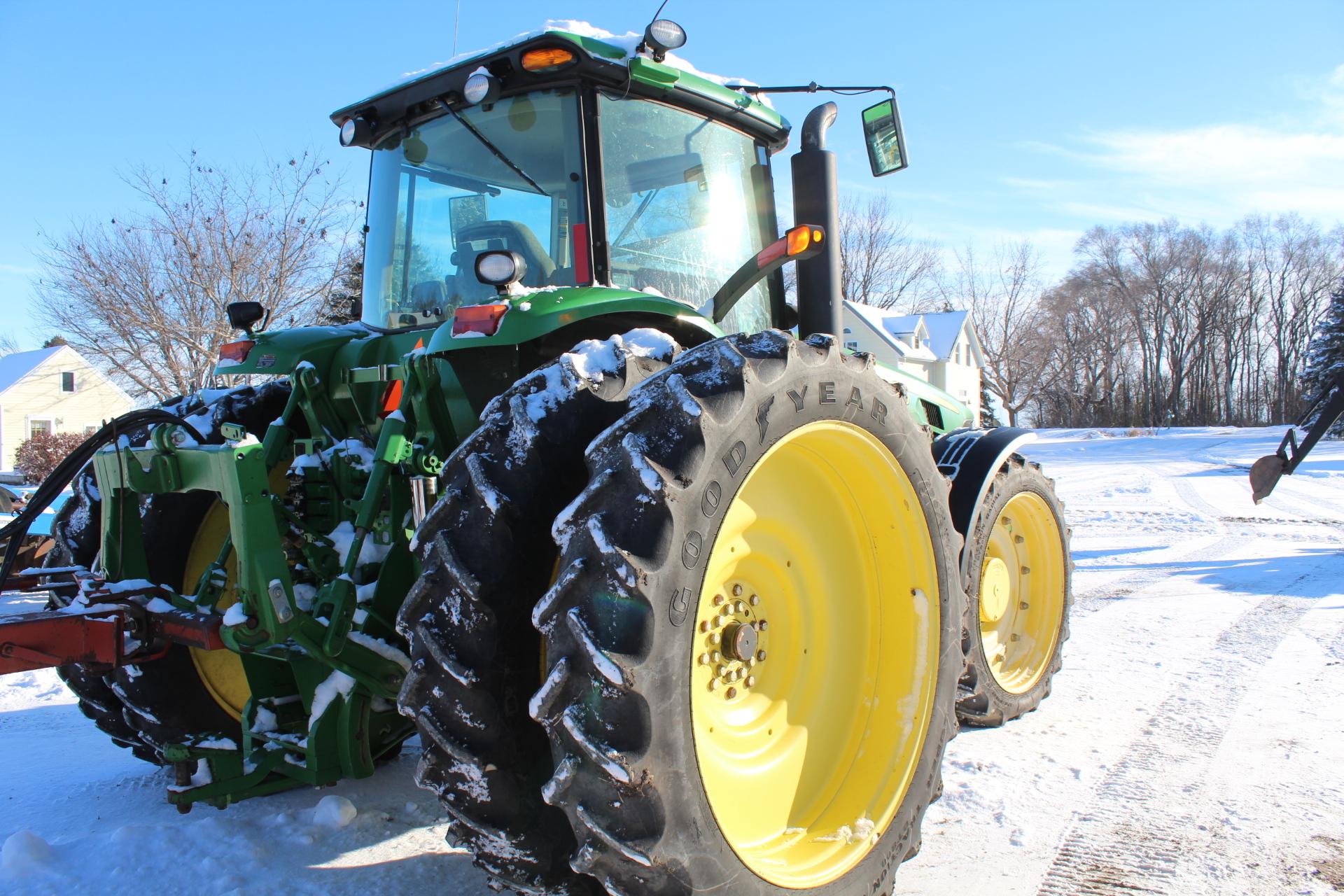 2007 JOHN DEERE 8430 MFWD TRACTOR, 16/4 PS,